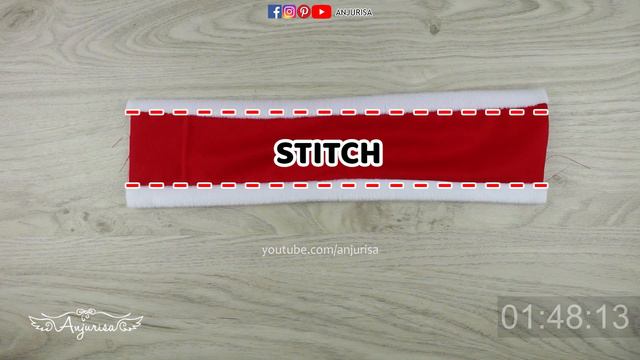 CHRISTMAS-Inspired Headband ❤️ How to Make Christmas Hair Band смотреть онлайн