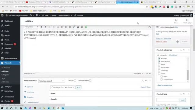 Uploading Products in WordPress Woocommerce New Arrivals and Variations Setup Price смотреть онлайн