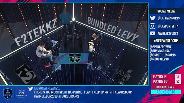 F2Tekkz vs Bundled Levy - Round of 16 - FIFA 19 Global Series Xbox Playoffs смотреть онлайн