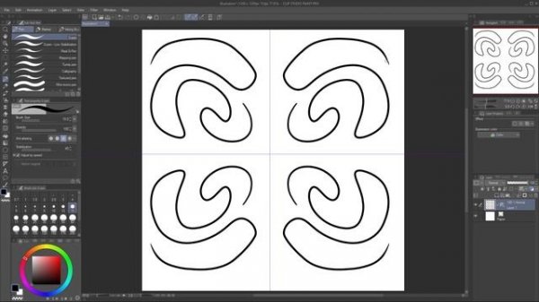 Symmetry in Clip Studio Paint - The Symmetrical Ruler