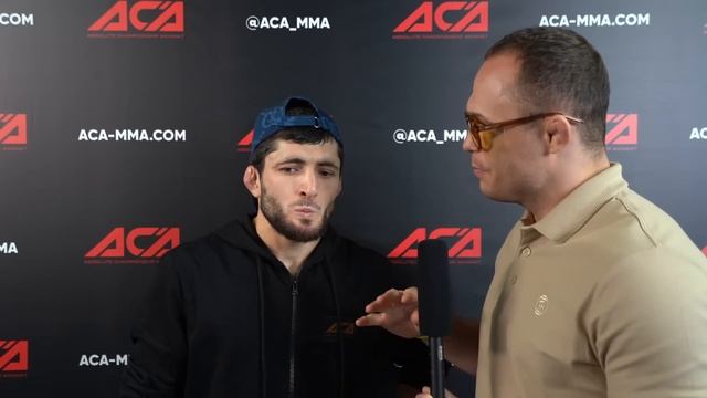 Ислам Омаров после боя на #ACA160