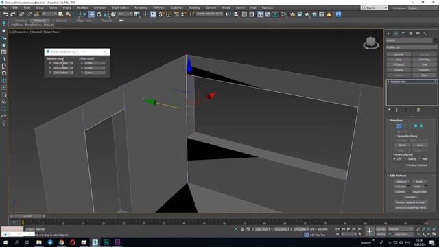 3.02 Построение комнаты по размерам в 3ds max смотреть онлайн