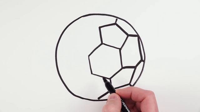 How to Draw a Soccer Ball Easy смотреть онлайн