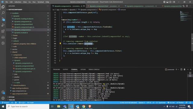Angular remove dynamic created components part-2 смотреть онлайн