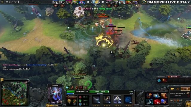 ТИНКЕР! СЕКРЕТ БЫСТРОГО ФАРМА! | DOTA 2 TINKER TRICK FAST FARM смотреть онлайн