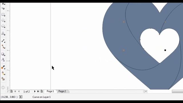 Heart Logo Template Design in CorelDraw смотреть онлайн
