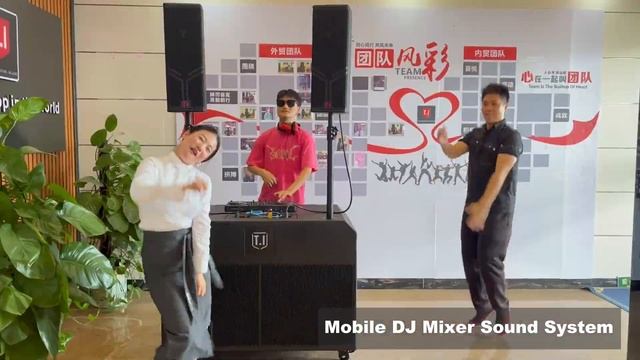 Mobile DJ Mixer Sound System. смотреть онлайн
