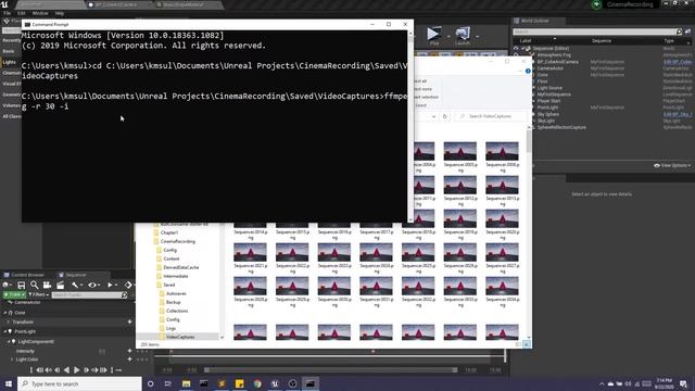 2.6: Using ffmpeg to convert a PNG Image Sequence into a MP4 file - 3D Cinema