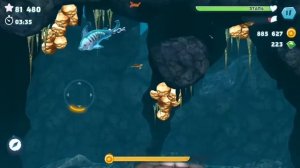 игра hungry shark evolution побеждаю гигантского чёрного краба за акулу – приведение