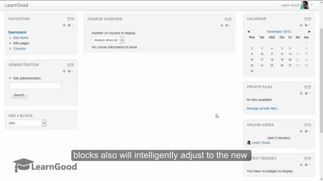 Moodle Administration Tutorial - IMPT Customize Blocks and Dashboards BASICS смотреть онлайн