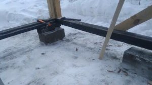 Каркасная пристройка под котельную