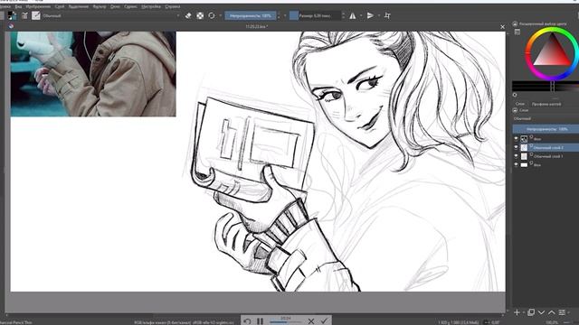 Кристен Стюарт. Krita. Digital art. Speedpaint смотреть онлайн