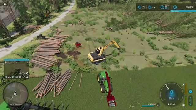 Nordgrad EP 33 FS22 Loading up trucks oh the fun смотреть онлайн