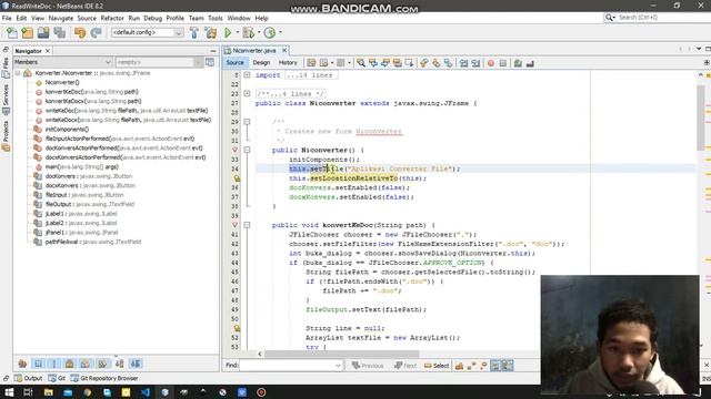 ApachePOI Library + Program Java Konverter Txt to Doc & Docx #1 смотреть онлайн