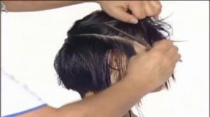 Стрижка градуированное каре с удлиненной челкой