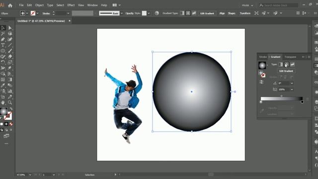 How to Create Circular Pixel STRETCH Effect in illustrator Urdu/Hindi смотреть онлайн
