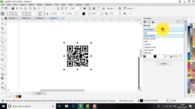 #21 How to make QR Code in CorelDraw смотреть онлайн