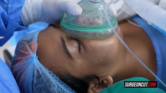 Girl Crying Scared And Going Under Anesthesia