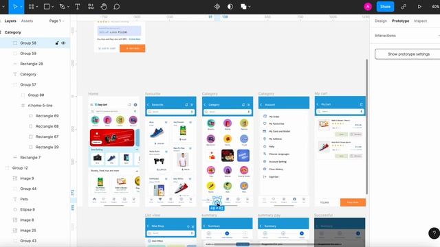 How to Prototype and animation in figma for e-commerce application смотреть онлайн