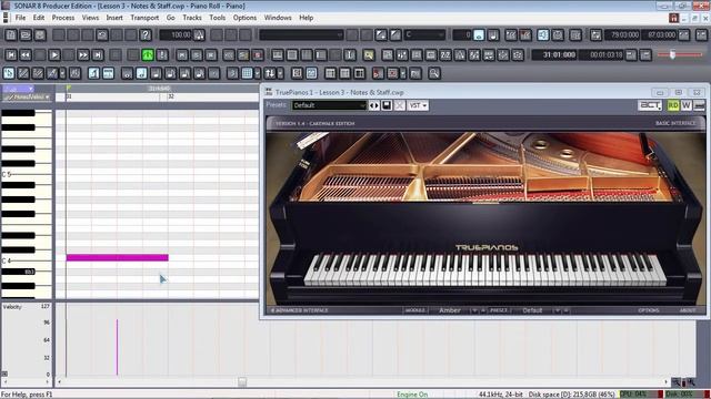 Урок 3 - Ноты и нотоносец | Нотная грамота | Easy Music Learning смотреть онлайн