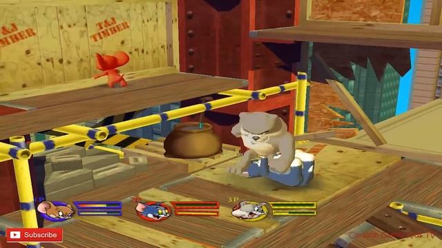 Tom and Jerry War of The Whiskers / Jerry VS Spyke VS Tom / Cartoon Games Kids TV смотреть онлайн