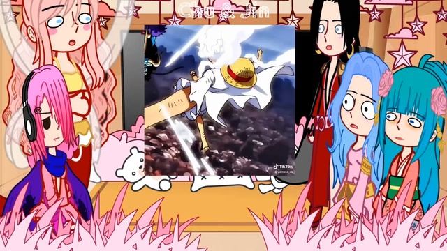 One Piece 1072 ~ One Piece Princesses react to Luffy / Joy boy || Gear 5 || gacha react смотреть онлайн