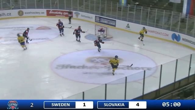 2017-04-09 Sweden vs Slovakia, Bronze Medal Game, World Legends Hockey League. Straubing (Germany) смотреть онлайн