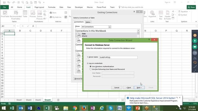 Auto Data Range Re-Size in Pivot using Extranal Pivot Table - Advanced Excel 2016 Training Courses смотреть онлайн