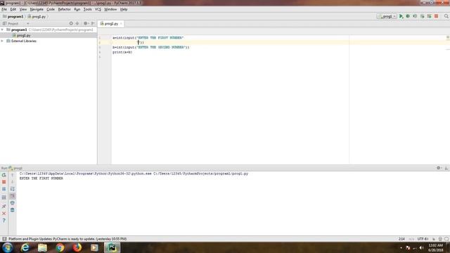 Python Input Fuction (In Hindi Lecture #3) смотреть онлайн