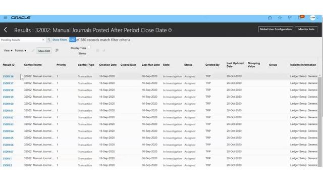 View Result and Perform Remediation | Oracle RiskCloud | Advanced Financial Controls | TRP смотреть онлайн
