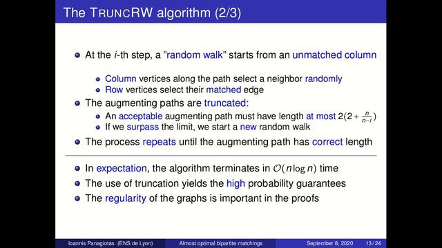 ESA.5.3 Engineering fast almost optimal algorithms for bipartite graph matching смотреть онлайн