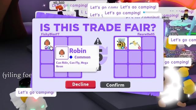 I traded 5 RANDOM MEGA PETS in Adopt Me! смотреть онлайн
