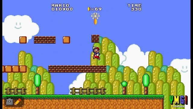 Super Mario Construct - My First Level in Super Mario All-Stars Style смотреть онлайн