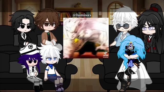 Anime/game characters react to each other | Gojo Satoru | 5/7 смотреть онлайн