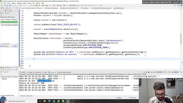 ? Criando teste de API com Mockito - Mentoria em JAVA Web Full-Stack смотреть онлайн