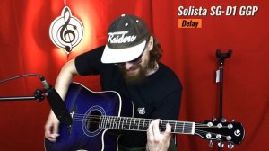 Трансакустическая гитара SOLISTA SG D1 GGP|На что способна: подробный обзор