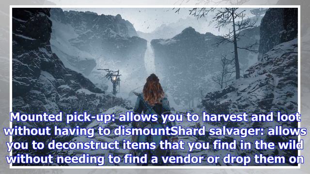 Horizon zero dawn: frozen wild's new skill tree is focused on making your mount more useful смотреть онлайн