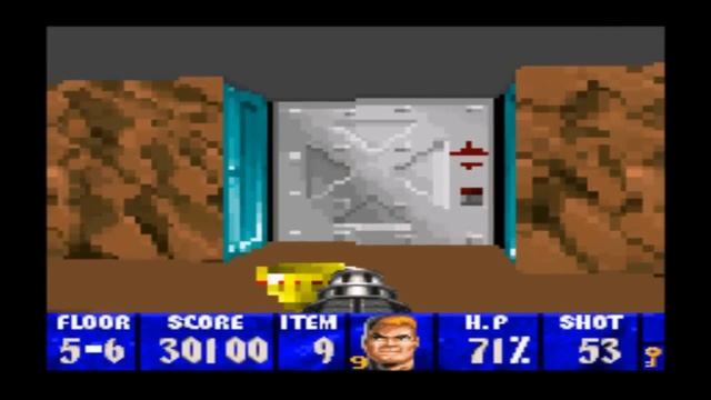 Wolfenstein 3D - SNES VERSION - 4 BOSSES + FINAL BATTLE + ENDING WALKTHROUGH смотреть онлайн