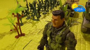 Домашние сражения игрушек ↑ Военные солдатики,  нёрфы, мечи ↑ Обзор игрушек