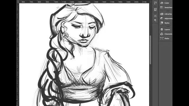 Daily Sketch 8/21 - Harvest Girl смотреть онлайн