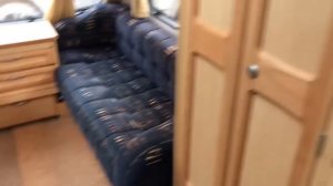 Обзор прицеп дача, прицеп для проживания. Elddis Fire Storm 505. Шести местный.