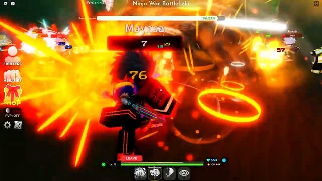 roblox Anime Battlegrounds X part 3 ninja war battlefield смотреть онлайн