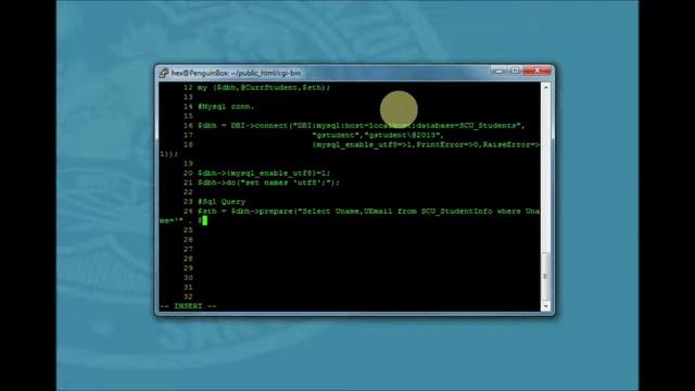 Tutorial 2: Perl Scripting & MySql смотреть онлайн
