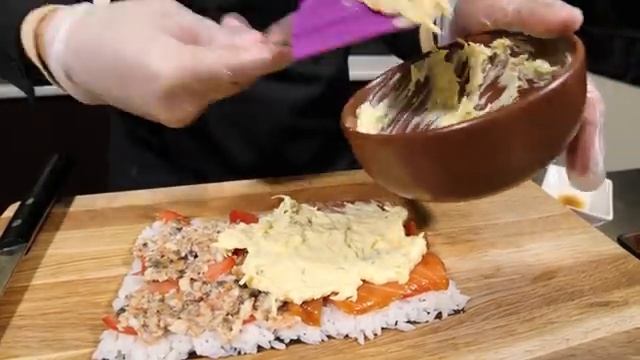 Суши Пицца | Суши рецепт | Sushi pizza смотреть онлайн