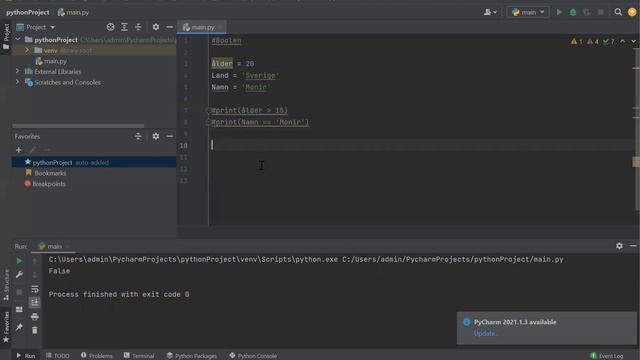 25. (Python) Boolen Value смотреть онлайн
