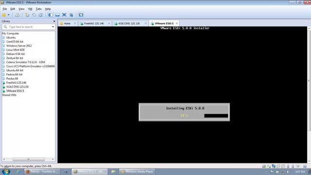Installing ESXi 5 with vSphere and FreeNAS смотреть онлайн