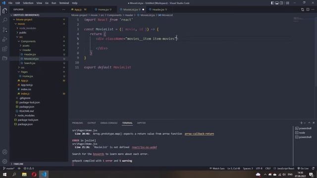 Movies Searching App with Datk & Light theme in React JS ? смотреть онлайн
