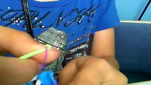 Плетение браслета круговые узелки