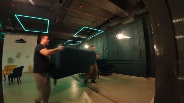 Расстановка мебели Lounge Bar "Облачно" | Томск смотреть онлайн