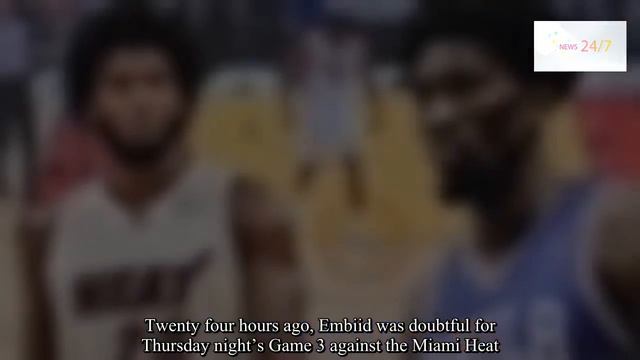 Heat's Justise Winslow stepped on Joel Embiid's protective mask смотреть онлайн